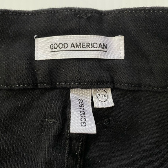 Good American Good Legs Black Jeans 2/26 Skinny - Picture 7 of 11